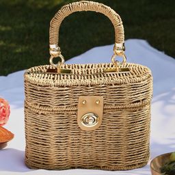 HAUTE SAUCE by Campus Sutra Women Khaki Brown The Straw-Luna Hand Bag-43