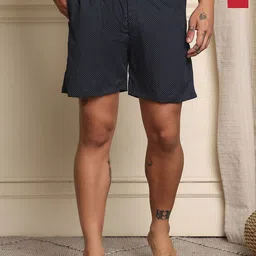 Mast & Harbour Pack Of 2 Printed Cotton Boxers BOXCOM147-S-image-75