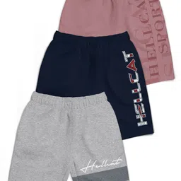 HELLCAT Boys Typography Printed Shorts-14