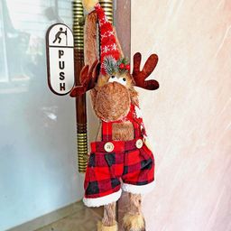 Little Surprise Box LLP Unisex Kids Striped Frock Reindeer Hanging Christmas Decor-image-75