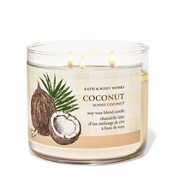 Bath & Body Works Sunny Coconut 3-Wick Scented Candle - 411g-image-93