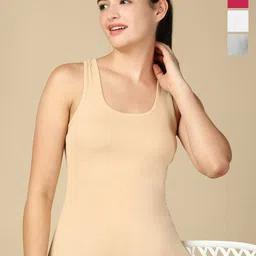 Lux Cozi Pack Of 4 Combed Cotton Camisoles-image-86
