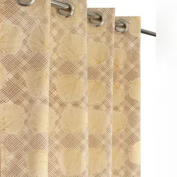 Aura Cream Set of 2 Long Door Curtains-picture-34