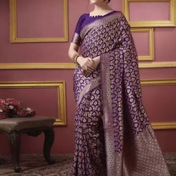 Florence Woven Design Zari Pure Silk Kanjeevaram Saree-picture-26