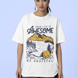 Reifica Women Printed Drop-Shoulder Sleeves Applique T-shirt-image-42