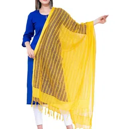 A R SILK DUPATTA HUB Woven Design Dupatta-picture-8