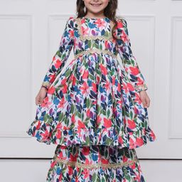 Sangria Kids-Girls Pure Cotton Kurta Sets With Dupatta-picture-27
