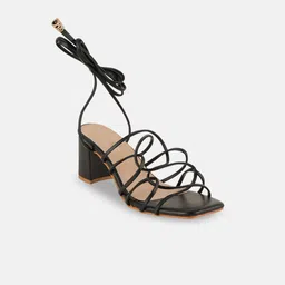 Rubeezz Women Block Heel Gladiators-picture-32