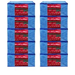 AMAK INC Blue Fabric Multi-Utility Wardrobe Organisers-picture-37