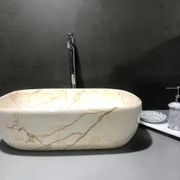 Table Top Premium Designer Ceramic Wash Basin(0040) (18x13x5)(0040) Table Top Basin-image-49