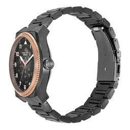 Michael Kors panorama Men Skeleton Dial & Reset Time Automatic Motion Watch AK_MK9219-21