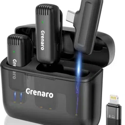 Mic for Youtube, J13 Wireless with Charging Case - 3 Level Noise Reduction Microphone-image-84