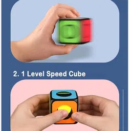 hawkister QiYi 02 1x1 Speed Cube Fidget Spinner Magic Puzzle image 4