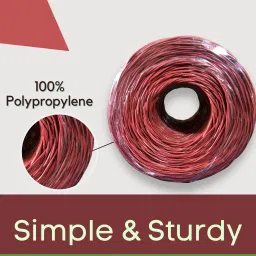 buildingshop (Pack 2) Plastic Rope/ Sutli Rassi Rope for Craft /Thread Roll Used for Packaging / Gardening Twine / Craft String / Tying Thread (Multi-Color) 800 m Post Rope image 3