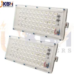 (Pack of 2) 50W LED Brick IP65 LED with Clips Flood Light Outdoor Lamp-44