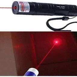 Justakeit Red Light Laser Pointer Pen Adjustable Focus Beam 2 Keys + Charger image 3
