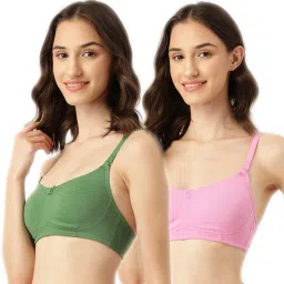 Pack of 2 Women Full Coverage Non Padded Bra-picture-11