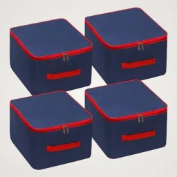 ByHayat Breathable Fabric Wardrobe Organizer Bag Pack of 4 Poly-canvas Laundry Bag-picture-10