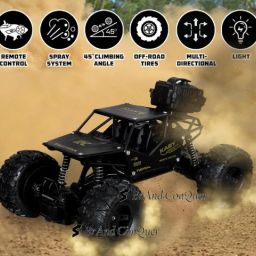 apj enterprise Remote Control Car For Kids With Mist Smoke Effect Rock Crawler Climbing Rc Toy image 5
