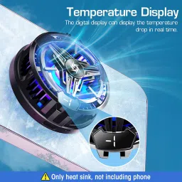 Verilux Magnetic Phone Cooler Fan with 3 Modes for iPhone Android Cooling Pad image 5