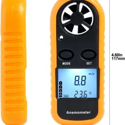 thermomate Anemometer, Digital LCD Wind Speed Meter portable Digital Anemometer image 3