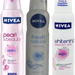 Whitening Smoothskin ,Pearl&Beauty,fresh natural Deodorants Pack of 3 For Women Combo Set-14
