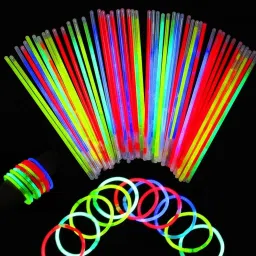Glow Sticks Bracelet Wrist Band Neon Necklace for Party Supplies LightStickParty Glow Ornament-picture-30