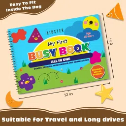 kidster My Busy book combo with learning activities for toddlers image 3