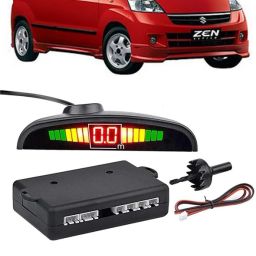 EB356 Black Car Reverse Parking Sensor with LED Display 4 Sensor E356 Parking Sensor-image-0