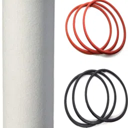 PP SPUN FILTER CARTRIDGE 10'' WITH BOWL O RING RED 3PCS & BLACK 3PCS Solid Filter Cartridge-image-57