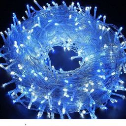 junjadiya 40 LEDs 12 m Blue Steady Ball Rice Lights-picture-8