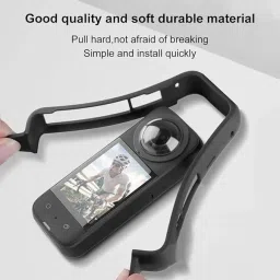 Power Smart Insta 360 X4 Action Camera ABS Plastic Cover Frame Scracth Proof Camera Housing image 3