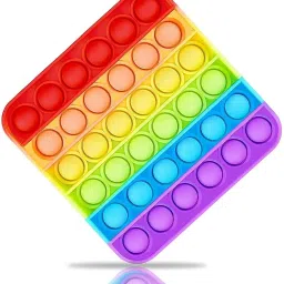 Pop It Fidget Toys,Push Pop Bubble Fidget Sensory Toy, Silicone Stress Relief Toy,Great Fidget Toy Sensory Toys Gifts for Girls Boys Kids Adults-13