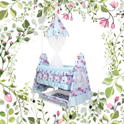 Cradle for kids cradle for baby boy and girl Cradle With Swing & Mosquito Net-picture-9