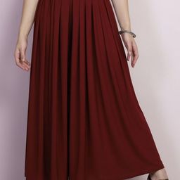 Moda Rapido Women Relaxed Straight Fit Pleated Trousers-picture-41