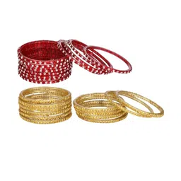 1ST TIME Red Alloy Bangle-13