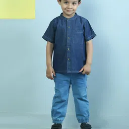 The Mom Store Boys Classic Opaque Casual Shirt-image-25