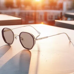 HASHTAG EYEWEAR Unisex UV Protected Lens Full Rim Round Sunglasses-17