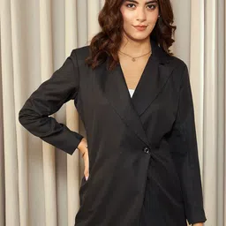 STYLECAST X KASSUALLY Women Regular-Fit Single Breasted Blazer-image-97