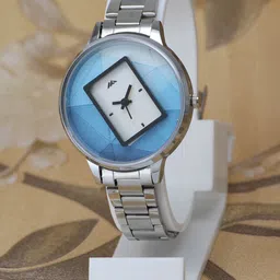 VIRAKTI Women Stainless Steel Bracelet Style Straps Analogue Watch G-92-BLUHE STEEL-image-83