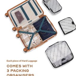 Assembly Iris Set Of 2 Textured Hard-Sided Trolley Bag image 4