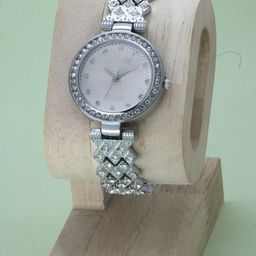 VIRAKTI Women Brass Printed Dial & Straps Analogue Watch H-11-SILVER-image-16