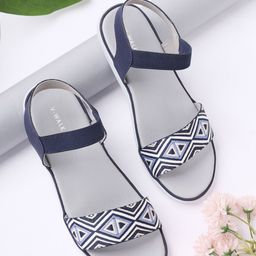 V-WALK Women Printed Open Toe Flats-53