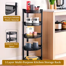 RUBOXA Black Set of 1 Regular Multi-Utility Organisers image 3