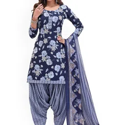 SALWAR STUDIO Printed Pure Cotton Unstitched Dress Material-image-81