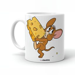 Mr UVD White & Brown Graphic Printed Ceramic Glossy Mug 350 ml-image-64