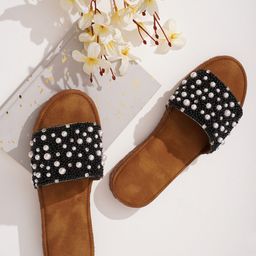 Froh Feet Women Embellished Mules Flats-image-84