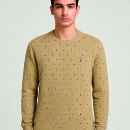 SANDPIPER Men Conversational Printed Round Neck Cotton T-shirt-picture-23