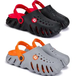 BERSACHE Girls Pack of 2 Clogs-15