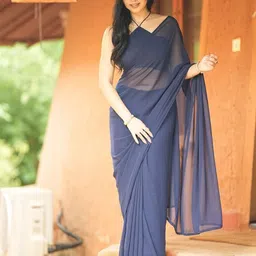 Moda Rapido Pure Georgette Ready to Wear Saree-picture-10